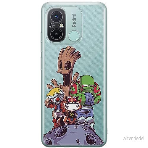 ERT GROUP mobiltelefonfodral för Xiaomi REDMI 12C/ 11A originalt och officiellt licensierat Marvel mönster Guardians of the Galaxy 017, gedeeltelijk transparant 5905511854683