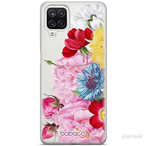 ERT GROUP mobiltelefonfodral för Samsung A12 / M12 F12 originalt och officiellt licensierat Babaco mönster Flowers 056 optimalt anpassad till formen på mobiltelefonen, gedeeltelijk transparant 5905131361943