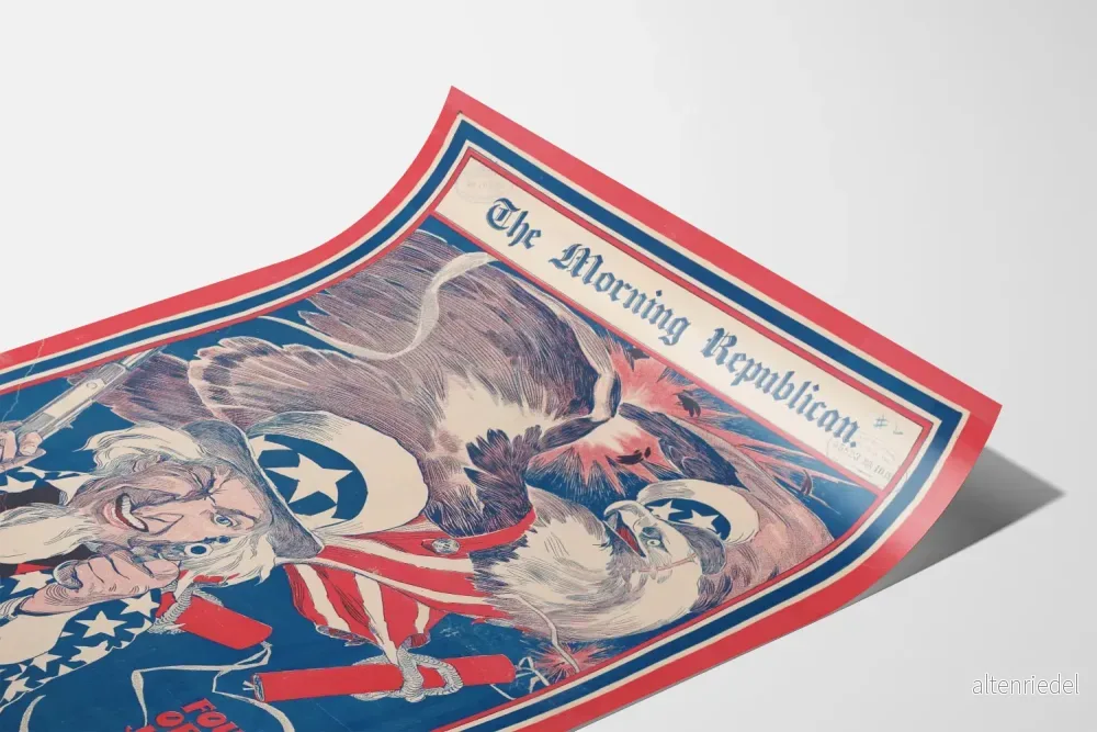 Vintageposter The Morning Republican Fourth of July Number - Bild 3