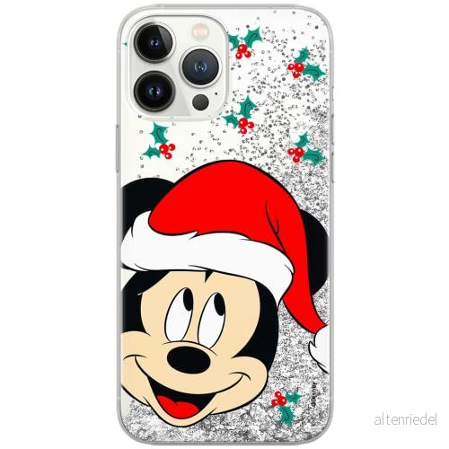 ERT GROUP mobiltelefonfodral för Apple Iphone XS originalt och officiellt licensierat Disney mönster Mickey 041 Vit optimalt anpassad till formen på mobiltelefonen, med glitter overflow effekt 5903932079487