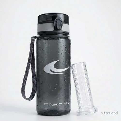 DAIKOKU Sport vattenflaska Storlek 500ml BPA fri Grå 8432325106037