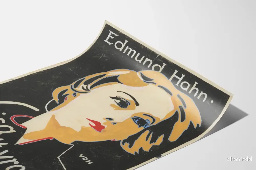 Kunstnärlig vintageposter av kvinnoporträtt - Lisa blir kvinna - Bild 3