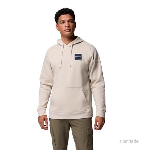 Columbia Trek Hoodie - Grafisk Fleece - Äventyrsredo Stretch - Justerbar Huva - Jersey - Ribbade Kanter - Känguruficka Herr 195982999555