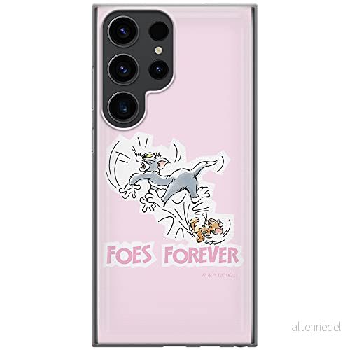 ERT GROUP mobiltelefonfodral för Samsung S23 ULTRA originalt och officiellt licensierat Tom & Jerry mönster 010 optimalt anpassad till formen på mobiltelefonen, fodral tillverkad av TPU plast 5905511469726