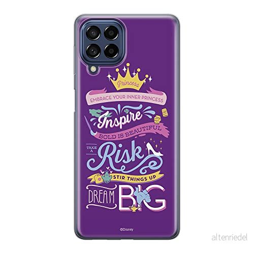 ERT GROUP mobiltelefonfodral för Samsung M33 5G originalt och officiellt licensierat Disney mönster Princesses 003 optimalt anpassad till formen på mobiltelefonen, fodral tillverkad av TPU plast 5905511343095