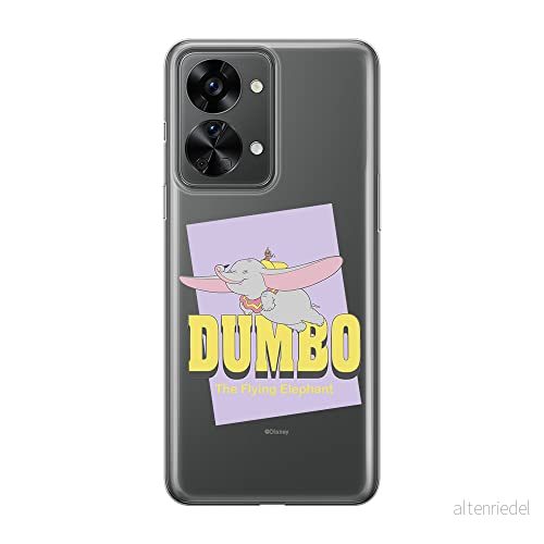 ERT GROUP mobiltelefonfodral för Oneplus NORD 2T 5G originalt och officiellt licensierat Disney mönster Dumbo 005 optimalt anpassad till formen på mobiltelefonen, gedeeltelijk transparant 5905511264093