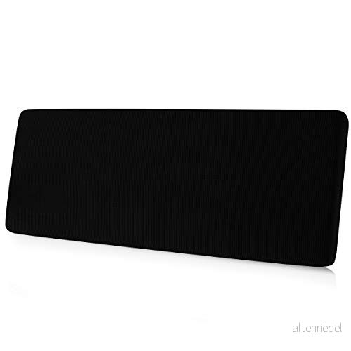 CHUN YI Stretch soffa sits kuddfodral, anpassad kuddfodral möbelskydd, rutig jacquard spandextyg (Loveseat, svart) 713482433364