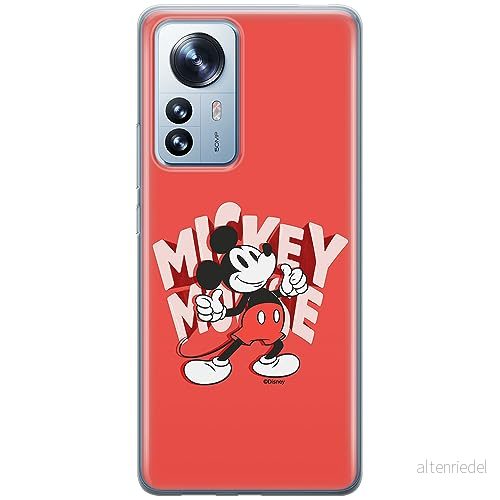 ERT GROUP mobiltelefonfodral för Xiaomi 12 PRO originalt och officiellt licensierat Disney mönster Mickey 044 optimalt anpassad till formen på mobiltelefonen, fodral tillverkad av TPU plast 5905511993160