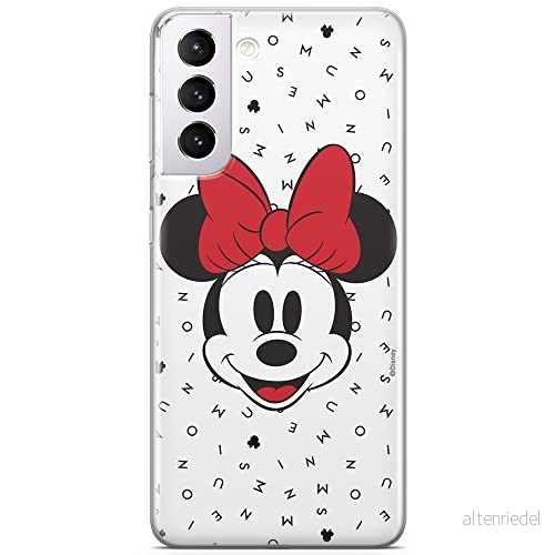ERT GROUP mobiltelefonfodral för Samsung S21 originalt och officiellt licensierat Disney mönster Minnie 056 optimalt anpassad till formen på mobiltelefonen, fodral tillverkad av TPU plast 5903932298536