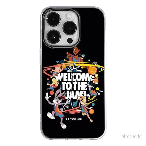 ERT GROUP mobiltelefonfodral för Iphone 14 PRO MAX originalt och officiellt licensierat Looney Tunes mönster Space Jam 003 anpassad till formen på mobiltelefonen, fodral tillverkad av TPU plast 5905511020248