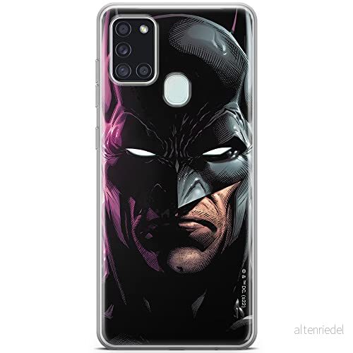 ERT GROUP mobiltelefonfodral för Samsung A21s originalt och officiellt licensierat DC mönster Batman 070 optimalt anpassad till formen på mobiltelefonen, fodral tillverkad av TPU plast 5905131527561