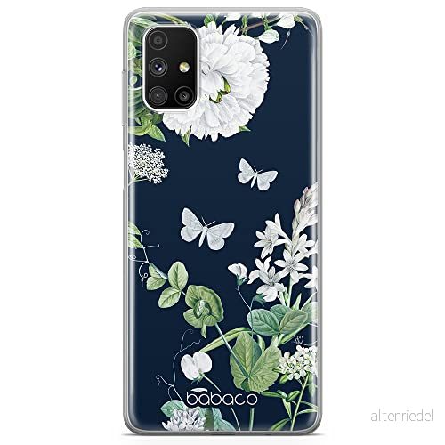 ERT GROUP mobiltelefonfodral för Samsung M51 originalt och officiellt licensierat Babaco mönster Flowers 032 optimalt anpassad till formen på mobiltelefonen, fodral tillverkad av TPU plast 5905131285058