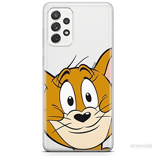 ERT GROUP mobiltelefonfodral för Samsung A73 5G originalt och officiellt licensierat Tom and Jerry mönster 001 optimalt anpassad till formen på mobiltelefonen, gedeeltelijk transparant 5904805522765