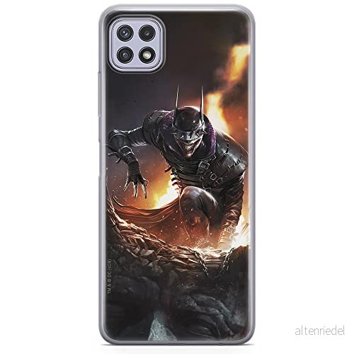 ERT GROUP mobiltelefonfodral för Samsung A22 5G originalt och officiellt licensierat DC mönster Batman Who Laughs 001 optimalt anpassad till formen på mobiltelefonen, fodral tillverkad av TPU plast 5903932826258