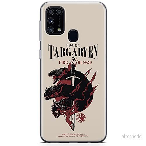 ERT GROUP mobiltelefonfodral för Samsung M31 originalt och officiellt licensierat Game od Thrones mönster of 006 anpassad till formen på mobiltelefonen, fodral tillverkad av TPU plast 5903932669886