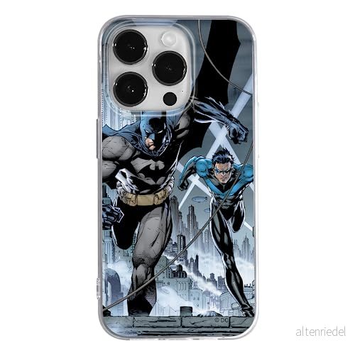 ERT GROUP mobiltelefonfodral för Apple Iphone 14 PRO MAX originalt och officiellt licensierat DC mönster Batman 007 optimalt anpassad till formen på mobiltelefonen, fodral tillverkad av TPU plast 5905131941183
