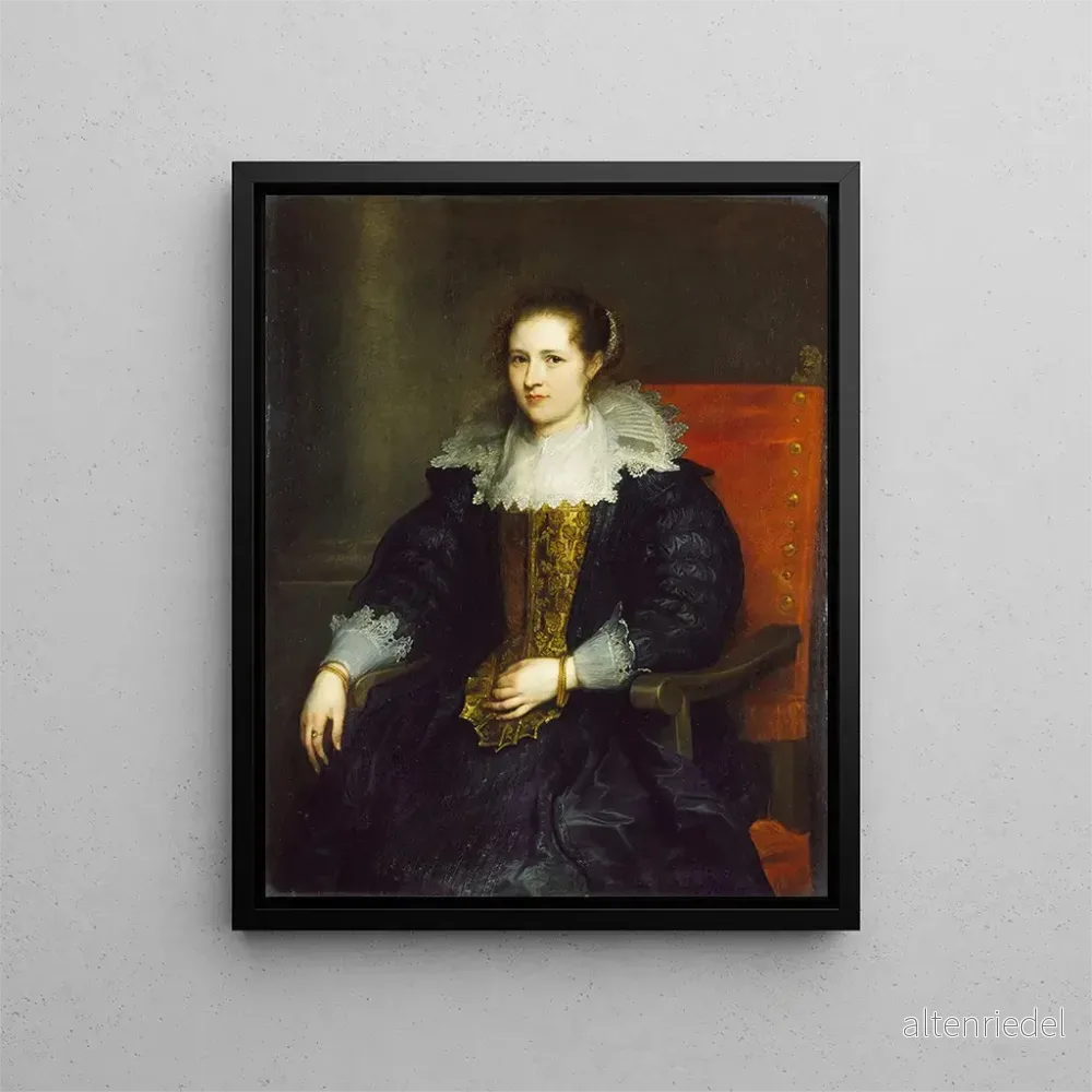 Målning Portrait of Isabella Waerbeke - Antoine van Dyck | Konsttryck