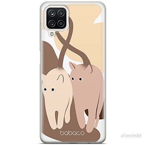ERT GROUP mobiltelefonfodral för Samsung A12 / M12 F12 originalt och officiellt licensierat Babaco mönster Cats 002 optimalt anpassad till formen på mobiltelefonen, fodral tillverkad av TPU plast 5905131085740