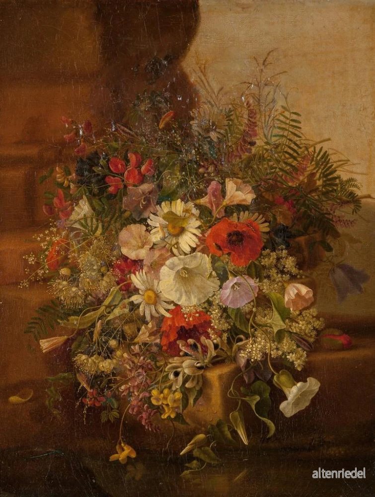 Målning av blomsterstilleben - Adelheid Dietrich | Konsttryck - Bild 2