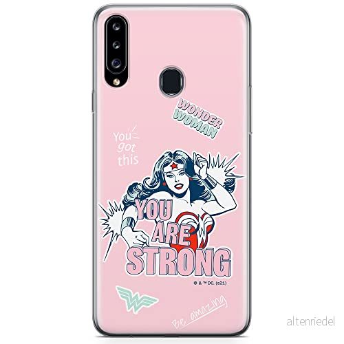 ERT GROUP mobiltelefonfodral för Samsung A20S originalt och officiellt licensierat DC mönster Wonder Woman 025 optimalt anpassad till formen på mobiltelefonen, fodral tillverkad av TPU plast 5903932931297