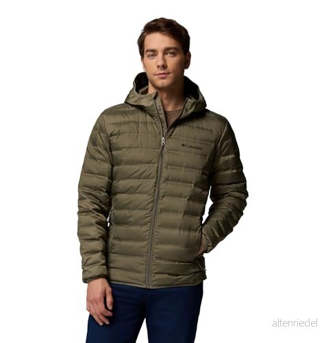 Columbia LAKE 22 II Hooded Jacket Dunjacka, Storlek: Small, Stone green 198711010019