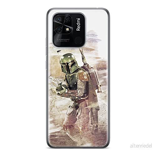 ERT GROUP mobiltelefonfodral för Xiaomi REDMI 10C originalt och officiellt licensierat Star Wars mönster Boba Fett 001 optimalt anpassad till formen på mobiltelefonen, fodral tillverkad av TPU plast 5905511535483