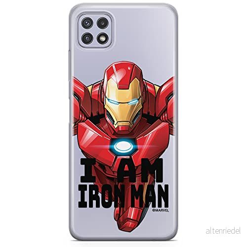 ERT GROUP mobiltelefonfodral för Samsung A22 5G originalt och officiellt licensierat Marvel mönster Iron Man 029 optimalt anpassad till formen på mobiltelefonen, gedeeltelijk transparant 5904805148262