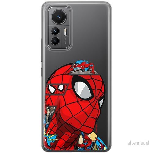 ERT GROUP mobiltelefonfodral för Xiaomi 12 LITE originalt och officiellt licensierat Marvel mönster Spider Man 042 optimalt anpassad till formen på mobiltelefonen, gedeeltelijk transparant 5905795018191