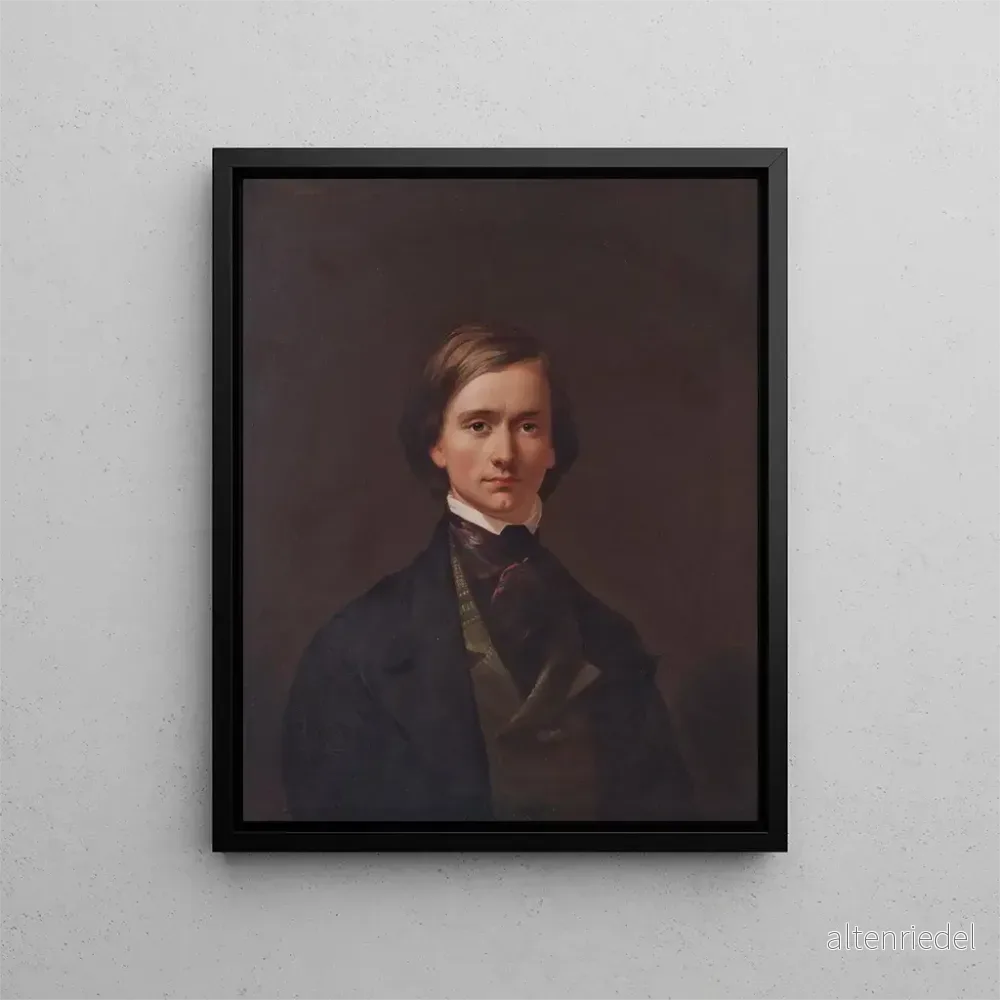 Målning Självporträtt av Thomas Buchanan Read – Thomas Buchanan Read | Konsttryck Målning Självporträtt av Thomas Buchanan Read – Thomas Buchanan Read | Konsttryck
