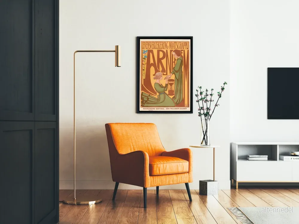 Vintageposter Arnhem Levensverzekering Maatschappij för väggdekoration - Bild 2