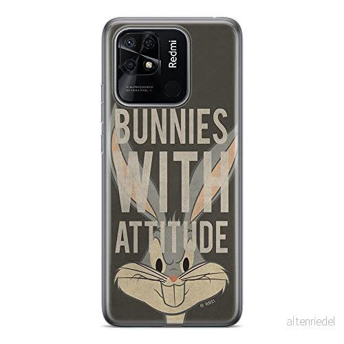 ERT GROUP mobiltelefonfodral för Xiaomi REDMI 10C originalt och officiellt licensierat Looney Tunes mönster Bugs 007 optimalt anpassad till formen på mobiltelefonen, fodral tillverkad av TPU plast 5905511533410