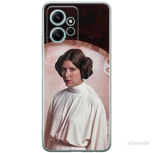 ERT GROUP mobiltelefonfodral för Xiaomi REDMI NOTE 12 4G originalt och officiellt licensierat Star Wars mönster Leia 001 optimalt anpassad till formen på mobiltelefonen, fodral tillverkad av TPU plast 5905511954970