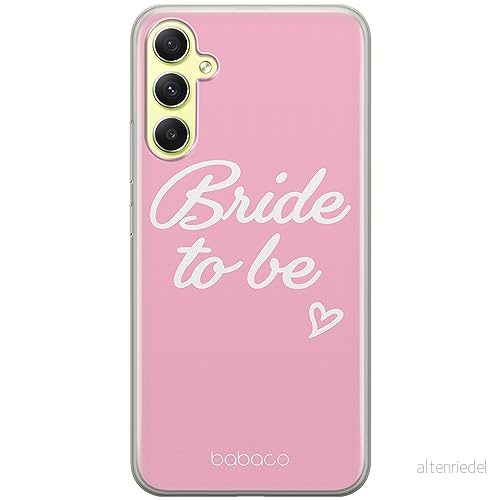 ERT GROUP mobiltelefonfodral för Samsung A34 5G originalt och officiellt licensierat Babaco mönster Bride to be 001 optimalt anpassad till formen på mobiltelefonen, fodral tillverkad av TPU plast 5905511782702