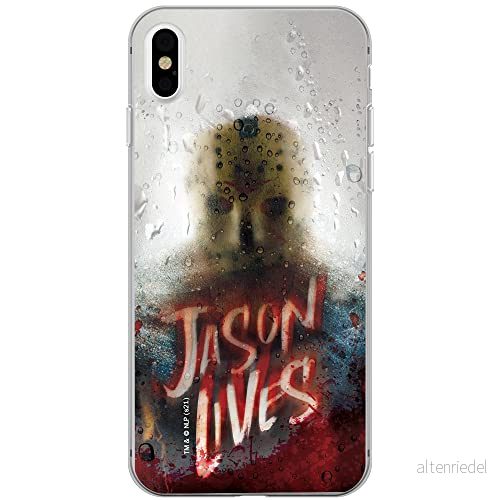 ERT GROUP mobiltelefonfodral för Iphone XS Max originalt och officiellt licensierat Horror mönster Friday the 13th 004 optimalt anpassad till formen på mobiltelefonen, fodral tillverkad av TPU plast 5905511099541
