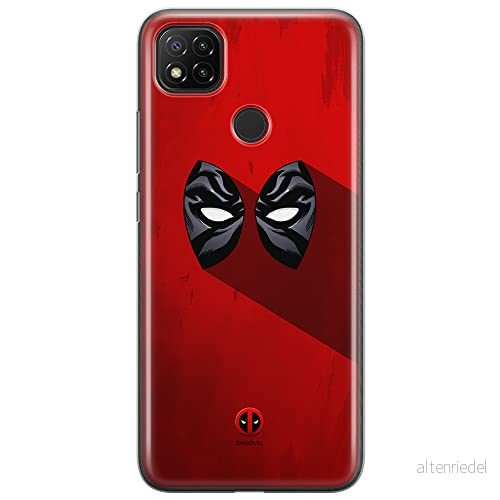 ERT GROUP mobiltelefonfodral för Xiaomi REDMI 9C originalt och officiellt licensierat Marvel mönster Deadpool 007 optimalt anpassad till formen på mobiltelefonen, fodral tillverkad av TPU plast 5903040277485
