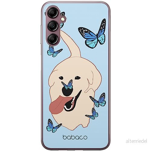 ERT GROUP mobiltelefonfodral för Samsung A14 4G/5G originalt och officiellt licensierat Babaco mönster Dogs 011 optimalt anpassad till formen på mobiltelefonen, fodral tillverkad av TPU plast 5905511827298