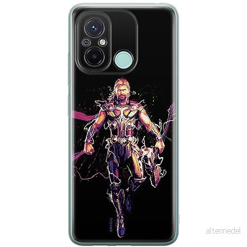 ERT GROUP mobiltelefonfodral för Xiaomi REDMI 12C/ 11A originalt och officiellt licensierat Marvel mönster Thor 005 anpassad till formen på mobiltelefonen, fodral tillverkad av TPU plast 5905511846626