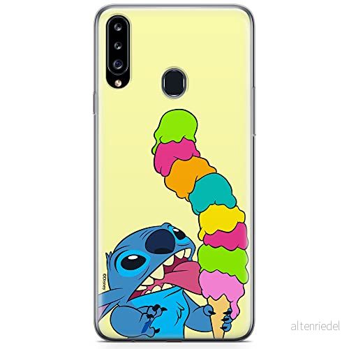 ERT GROUP mobiltelefonfodral för Samsung A20S originalt och officiellt licensierat Disney mönster Stitch 015 optimalt anpassad till formen på mobiltelefonen, fodral tillverkad av TPU plast 5905131210197