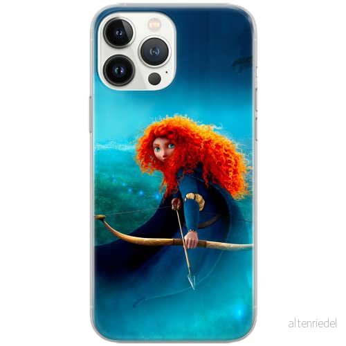 ERT GROUP mobiltelefonfodral för Iphone 13 PRO originalt och officiellt licensierat Disney mönster Merida 001 Vit optimalt anpassad till formen på mobiltelefonen, fodral tillverkad av TPU plast 5903932875904
