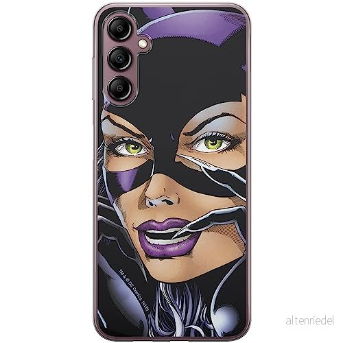 ERT GROUP mobiltelefonfodral för Samsung A14 4G/5G originalt och officiellt licensierat DC mönster Catwoman 005 optimalt anpassad till formen på mobiltelefonen, fodral tillverkad av TPU plast 5905511836399