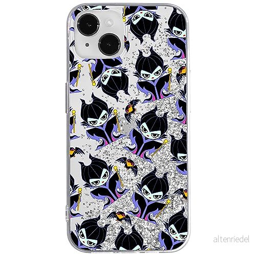 ERT GROUP mobiltelefonfodral för Apple Iphone 14 PLUS originalt och officiellt licensierat Disney mönster Maleficient 004 optimalt anpassad till formen på mobiltelefonen, med glitter overflow effekt 5905511589912