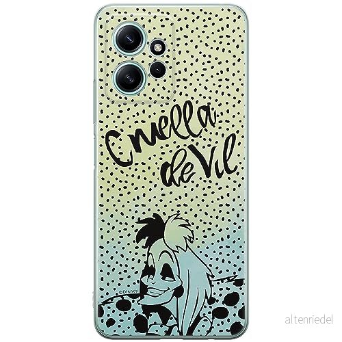 ERT GROUP mobiltelefonfodral för Xiaomi REDMI NOTE 12 4G originalt och officiellt licensierat Disney mönster Cruella 002 optimalt anpassad till formen på mobiltelefonen, fodral tillverkad av TPU plast 5905511953799