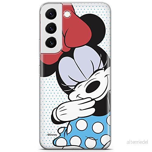 ERT GROUP mobiltelefonfodral för Samsung S22 originalt och officiellt licensierat Disney mönster Minnie 033 optimalt anpassad till formen på mobiltelefonen, fodral tillverkad av TPU plast 5904805310508