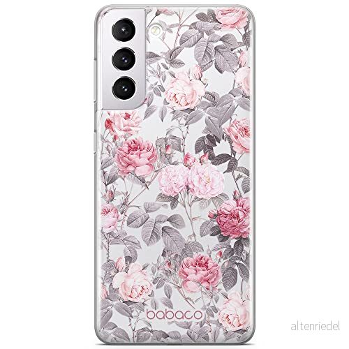 ERT GROUP mobiltelefonfodral för Samsung S21 originalt och officiellt licensierat Babaco mönster Flowers 054 optimalt anpassad till formen på mobiltelefonen, gedeeltelijk transparant 5905131354556