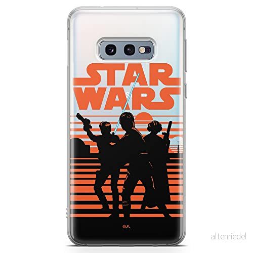 ERT GROUP mobiltelefonfodral för Samsung S10e originalt och officiellt licensierat Star Wars mönster 026 optimalt anpassad till formen på mobiltelefonen, gedeeltelijk transparant 5903537326115