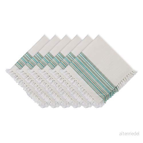 DII Bordsskiva, bomull, grönblå, 50 cm x (set om 6) 72456116864