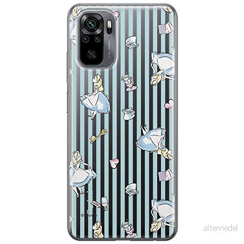 ERT GROUP mobiltelefonfodral för Xiaomi REDMI NOTE 10/ 10S originalt och officiellt licensierat Disney mönster Alice 001 optimalt anpassad till formen på mobiltelefonen, gedeeltelijk transparant 5903537180281