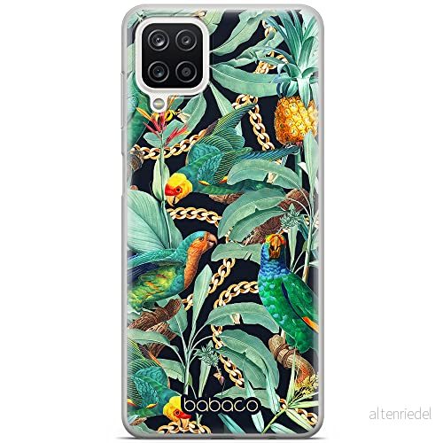 ERT GROUP mobiltelefonfodral för Samsung A12 / M12 F12 originalt och officiellt licensierat Babaco mönster Flowers 058 optimalt anpassad till formen på mobiltelefonen, fodral tillverkad av TPU plast 5905131368782