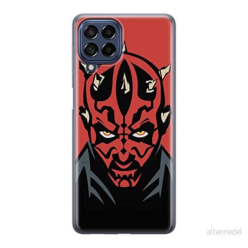 ERT GROUP mobiltelefonfodral för Samsung M33 5G originalt och officiellt licensierat Star Wars mönster Darth Maul 004 optimalt anpassad till formen på mobiltelefonen, fodral tillverkad av TPU plast 5905511350154