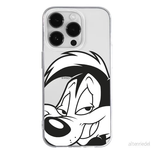 ERT GROUP mobiltelefonfodral för Apple Iphone 14 PRO originalt och officiellt licensierat Looney Tunes mönster Pepe Le Pew 001 optimalt anpassad till formen på mobiltelefonen, gedeeltelijk transparant 5905131914170